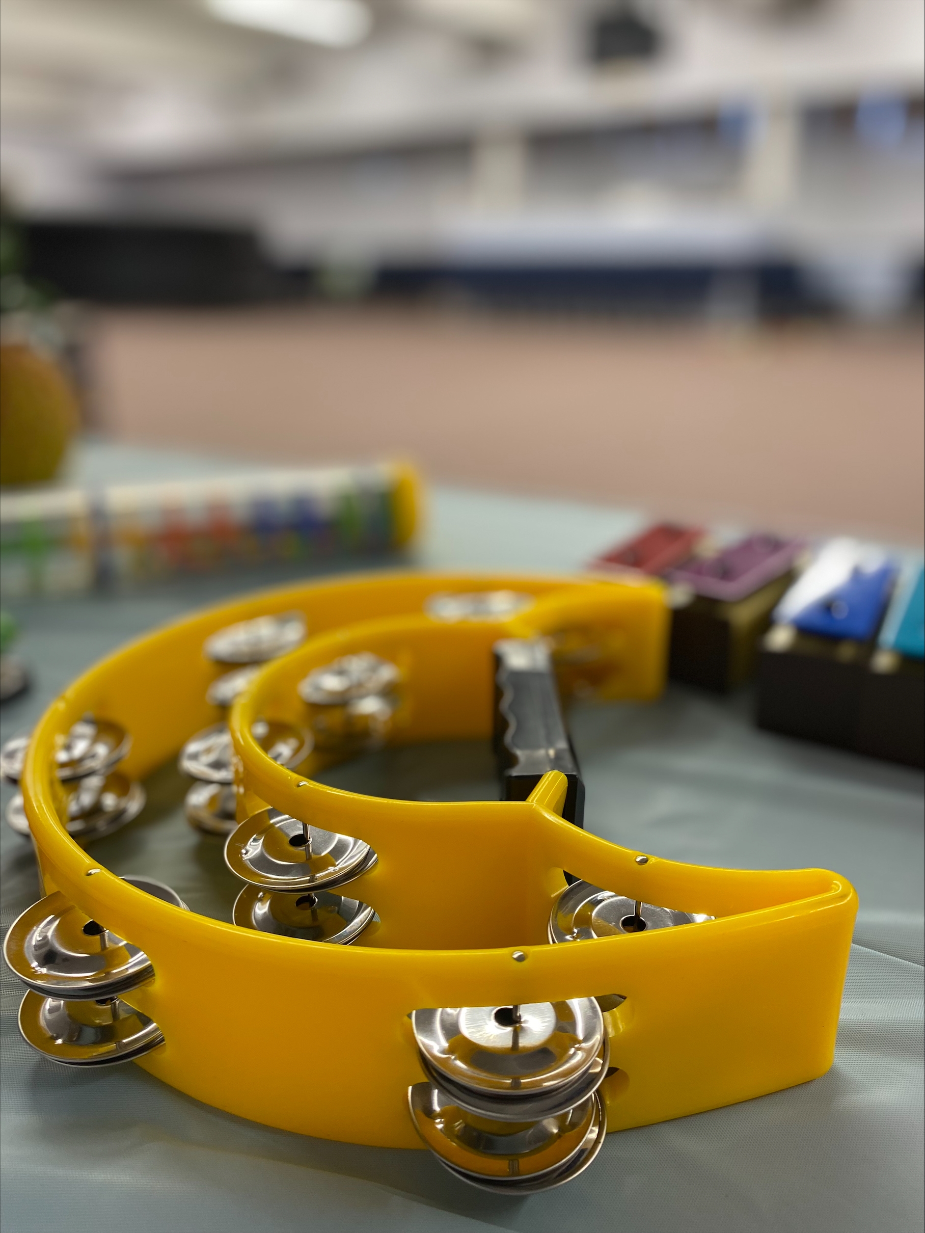 Lollipop Drum and assorted percussion